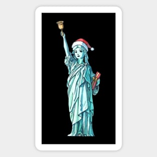 Santa Lady Liberty Magnet